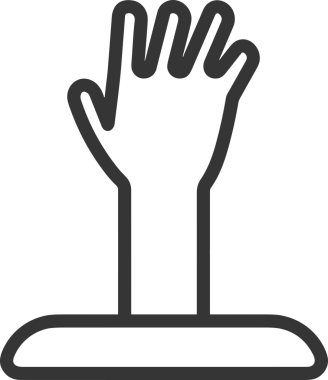 Web, Uygulama, UI / UX, Mobil Arayüz, Akıllı Teknoloji Tasarımı, Dijital Markalaşma, Kullanıcı Etkileşimi Sembolü ve Temiz Tek Renk Biçiminde Modern Grafik Elementi içeren PNG Biçimli El Simgesi Logosu