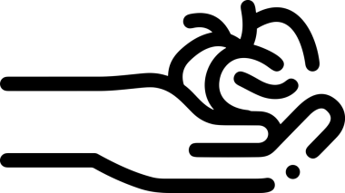 Web, Uygulama, UI / UX, Mobil Arayüz, Akıllı Teknoloji Tasarımı, Dijital Markalaşma, Kullanıcı Etkileşimi Sembolü ve Temiz Tek Renk Biçiminde Modern Grafik Elementi içeren PNG Biçimli El Simgesi Logosu