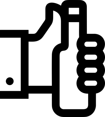 Web, Uygulama, UI / UX, Mobil Arayüz, Akıllı Teknoloji Tasarımı, Dijital Markalaşma, Kullanıcı Etkileşimi Sembolü ve Temiz Tek Renk Biçiminde Modern Grafik Elementi içeren PNG Biçimli El Simgesi Logosu