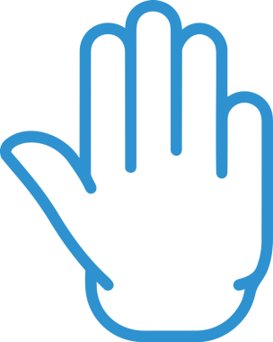 Web, Uygulama, UI / UX, Mobil Arayüz, Akıllı Teknoloji Tasarımı, Dijital Markalaşma, Kullanıcı Etkileşimi Sembolü ve Temiz Tek Renk Biçiminde Modern Grafik Elementi içeren PNG Biçimli El Simgesi Logosu