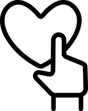 Web, Uygulama, UI / UX, Mobil Arayüz, Akıllı Teknoloji Tasarımı, Dijital Markalaşma, Kullanıcı Etkileşimi Sembolü ve Temiz Tek Renk Biçiminde Modern Grafik Elementi içeren PNG Biçimli El Simgesi Logosu