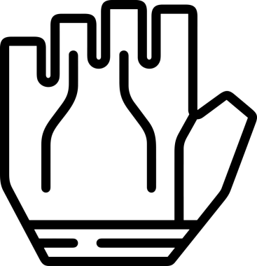 Web, Uygulama, UI / UX, Mobil Arayüz, Akıllı Teknoloji Tasarımı, Dijital Markalaşma, Kullanıcı Etkileşimi Sembolü ve Temiz Tek Renk Biçiminde Modern Grafik Elementi içeren PNG Biçimli El Simgesi Logosu