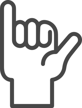 Web, Uygulama, UI / UX, Mobil Arayüz, Akıllı Teknoloji Tasarımı, Dijital Markalaşma, Kullanıcı Etkileşimi Sembolü ve Temiz Tek Renk Biçiminde Modern Grafik Elementi içeren PNG Biçimli El Simgesi Logosu