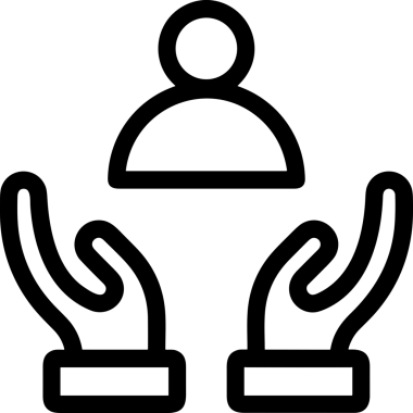 Web, Uygulama, UI / UX, Mobil Arayüz, Akıllı Teknoloji Tasarımı, Dijital Markalaşma, Kullanıcı Etkileşimi Sembolü ve Temiz Tek Renk Biçiminde Modern Grafik Elementi içeren PNG Biçimli El Simgesi Logosu