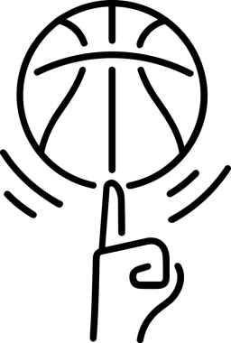 Web, Uygulama, UI / UX, Mobil Arayüz, Akıllı Teknoloji Tasarımı, Dijital Markalaşma, Kullanıcı Etkileşimi Sembolü ve Temiz Tek Renk Biçiminde Modern Grafik Elementi içeren PNG Biçimli El Simgesi Logosu