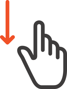 Web, Uygulama, UI / UX, Mobil Arayüz, Akıllı Teknoloji Tasarımı, Dijital Markalaşma, Kullanıcı Etkileşimi Sembolü ve Temiz Tek Renk Biçiminde Modern Grafik Elementi içeren PNG Biçimli El Simgesi Logosu