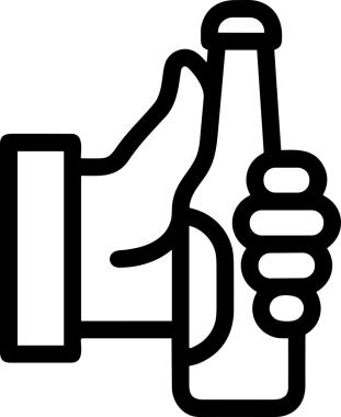 Web, Uygulama, UI / UX, Mobil Arayüz, Akıllı Teknoloji Tasarımı, Dijital Markalaşma, Kullanıcı Etkileşimi Sembolü ve Temiz Tek Renk Biçiminde Modern Grafik Elementi içeren PNG Biçimli El Simgesi Logosu