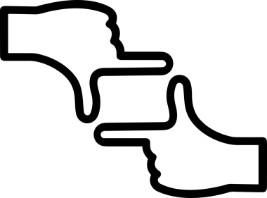 Web, Uygulama, UI / UX, Mobil Arayüz, Akıllı Teknoloji Tasarımı, Dijital Markalaşma, Kullanıcı Etkileşimi Sembolü ve Temiz Tek Renk Biçiminde Modern Grafik Elementi içeren PNG Biçimli El Simgesi Logosu