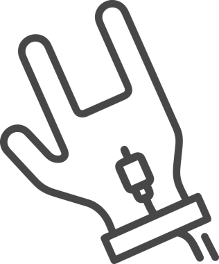 Web, Uygulama, UI / UX, Mobil Arayüz, Akıllı Teknoloji Tasarımı, Dijital Markalaşma, Kullanıcı Etkileşimi Sembolü ve Temiz Tek Renk Biçiminde Modern Grafik Elementi içeren PNG Biçimli El Simgesi Logosu