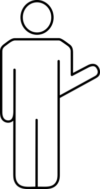 Web, Uygulama, UI / UX, Mobil Arayüz, Akıllı Teknoloji Tasarımı, Dijital Markalaşma, Kullanıcı Etkileşimi Sembolü ve Temiz Tek Renk Biçiminde Modern Grafik Elementi içeren PNG Biçimli El Simgesi Logosu
