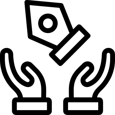 Web, Uygulama, UI / UX, Mobil Arayüz, Akıllı Teknoloji Tasarımı, Dijital Markalaşma, Kullanıcı Etkileşimi Sembolü ve Temiz Tek Renk Biçiminde Modern Grafik Elementi içeren PNG Biçimli El Simgesi Logosu