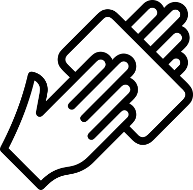 Web, Uygulama, UI / UX, Mobil Arayüz, Akıllı Teknoloji Tasarımı, Dijital Markalaşma, Kullanıcı Etkileşimi Sembolü ve Temiz Tek Renk Biçiminde Modern Grafik Elementi içeren PNG Biçimli El Simgesi Logosu