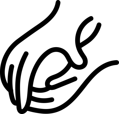 Web, Uygulama, UI / UX, Mobil Arayüz, Akıllı Teknoloji Tasarımı, Dijital Markalaşma, Kullanıcı Etkileşimi Sembolü ve Temiz Tek Renk Biçiminde Modern Grafik Elementi içeren PNG Biçimli El Simgesi Logosu