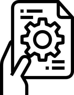 Web, Uygulama, UI / UX, Mobil Arayüz, Akıllı Teknoloji Tasarımı, Dijital Markalaşma, Kullanıcı Etkileşimi Sembolü ve Temiz Tek Renk Biçiminde Modern Grafik Elementi içeren PNG Biçimli El Simgesi Logosu