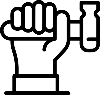 Web, Uygulama, UI / UX, Mobil Arayüz, Akıllı Teknoloji Tasarımı, Dijital Markalaşma, Kullanıcı Etkileşimi Sembolü ve Temiz Tek Renk Biçiminde Modern Grafik Elementi içeren PNG Biçimli El Simgesi Logosu