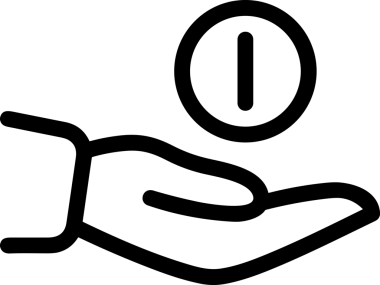 Web, Uygulama, UI / UX, Mobil Arayüz, Akıllı Teknoloji Tasarımı, Dijital Markalaşma, Kullanıcı Etkileşimi Sembolü ve Temiz Tek Renk Biçiminde Modern Grafik Elementi içeren PNG Biçimli El Simgesi Logosu