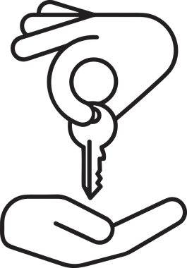 Web, Uygulama, UI / UX, Mobil Arayüz, Akıllı Teknoloji Tasarımı, Dijital Markalaşma, Kullanıcı Etkileşimi Sembolü ve Temiz Tek Renk Biçiminde Modern Grafik Elementi içeren PNG Biçimli El Simgesi Logosu