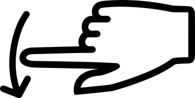 Web, Uygulama, UI / UX, Mobil Arayüz, Akıllı Teknoloji Tasarımı, Dijital Markalaşma, Kullanıcı Etkileşimi Sembolü ve Temiz Tek Renk Biçiminde Modern Grafik Elementi içeren PNG Biçimli El Simgesi Logosu