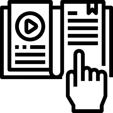 Web, Uygulama, UI / UX, Mobil Arayüz, Akıllı Teknoloji Tasarımı, Dijital Markalaşma, Kullanıcı Etkileşimi Sembolü ve Temiz Tek Renk Biçiminde Modern Grafik Elementi içeren PNG Biçimli El Simgesi Logosu