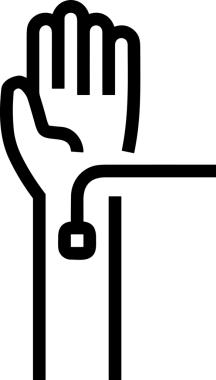 Web, Uygulama, UI / UX, Mobil Arayüz, Akıllı Teknoloji Tasarımı, Dijital Markalaşma, Kullanıcı Etkileşimi Sembolü ve Temiz Tek Renk Biçiminde Modern Grafik Elementi içeren PNG Biçimli El Simgesi Logosu