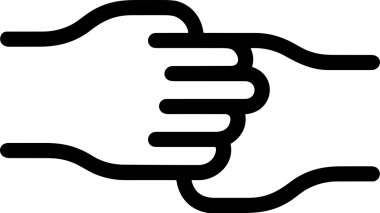 Web, Uygulama, UI / UX, Mobil Arayüz, Akıllı Teknoloji Tasarımı, Dijital Markalaşma, Kullanıcı Etkileşimi Sembolü ve Temiz Tek Renk Biçiminde Modern Grafik Elementi içeren PNG Biçimli El Simgesi Logosu