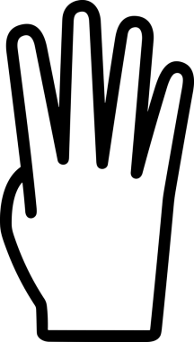 Web, Uygulama, UI / UX, Mobil Arayüz, Akıllı Teknoloji Tasarımı, Dijital Markalaşma, Kullanıcı Etkileşimi Sembolü ve Temiz Tek Renk Biçiminde Modern Grafik Elementi içeren PNG Biçimli El Simgesi Logosu