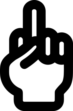 Web, Uygulama, UI / UX, Mobil Arayüz, Akıllı Teknoloji Tasarımı, Dijital Markalaşma, Kullanıcı Etkileşimi Sembolü ve Temiz Tek Renk Biçiminde Modern Grafik Elementi içeren PNG Biçimli El Simgesi Logosu