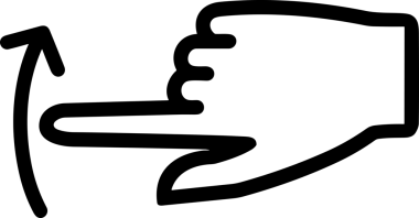 Web, Uygulama, UI / UX, Mobil Arayüz, Akıllı Teknoloji Tasarımı, Dijital Markalaşma, Kullanıcı Etkileşimi Sembolü ve Temiz Tek Renk Biçiminde Modern Grafik Elementi içeren PNG Biçimli El Simgesi Logosu