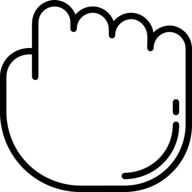 Web, Uygulama, UI / UX, Mobil Arayüz, Akıllı Teknoloji Tasarımı, Dijital Markalaşma, Kullanıcı Etkileşimi Sembolü ve Temiz Tek Renk Biçiminde Modern Grafik Elementi içeren PNG Biçimli El Simgesi Logosu