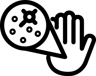 Web, Uygulama, UI / UX, Mobil Arayüz, Akıllı Teknoloji Tasarımı, Dijital Markalaşma, Kullanıcı Etkileşimi Sembolü ve Temiz Tek Renk Biçiminde Modern Grafik Elementi içeren PNG Biçimli El Simgesi Logosu
