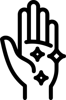 Web, Uygulama, UI / UX, Mobil Arayüz, Akıllı Teknoloji Tasarımı, Dijital Markalaşma, Kullanıcı Etkileşimi Sembolü ve Temiz Tek Renk Biçiminde Modern Grafik Elementi içeren PNG Biçimli El Simgesi Logosu