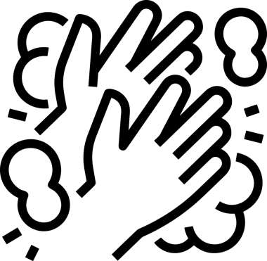 Web, Uygulama, UI / UX, Mobil Arayüz, Akıllı Teknoloji Tasarımı, Dijital Markalaşma, Kullanıcı Etkileşimi Sembolü ve Temiz Tek Renk Biçiminde Modern Grafik Elementi içeren PNG Biçimli El Simgesi Logosu