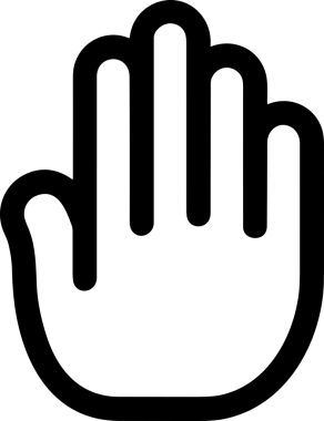 Web, Uygulama, UI / UX, Mobil Arayüz, Akıllı Teknoloji Tasarımı, Dijital Markalaşma, Kullanıcı Etkileşimi Sembolü ve Temiz Tek Renk Biçiminde Modern Grafik Elementi içeren PNG Biçimli El Simgesi Logosu