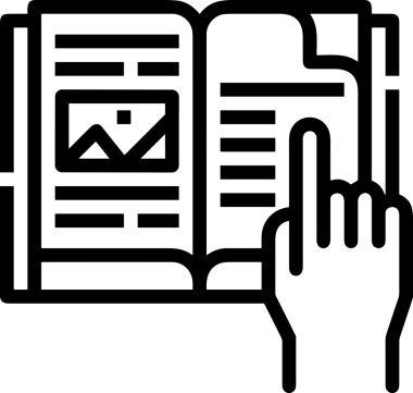 Web, Uygulama, UI / UX, Mobil Arayüz, Akıllı Teknoloji Tasarımı, Dijital Markalaşma, Kullanıcı Etkileşimi Sembolü ve Temiz Tek Renk Biçiminde Modern Grafik Elementi içeren PNG Biçimli El Simgesi Logosu
