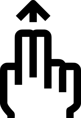 Web, Uygulama, UI / UX, Mobil Arayüz, Akıllı Teknoloji Tasarımı, Dijital Markalaşma, Kullanıcı Etkileşimi Sembolü ve Temiz Tek Renk Biçiminde Modern Grafik Elementi içeren PNG Biçimli El Simgesi Logosu