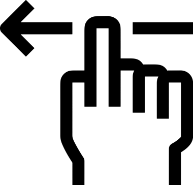 Web, Uygulama, UI / UX, Mobil Arayüz, Akıllı Teknoloji Tasarımı, Dijital Markalaşma, Kullanıcı Etkileşimi Sembolü ve Temiz Tek Renk Biçiminde Modern Grafik Elementi içeren PNG Biçimli El Simgesi Logosu
