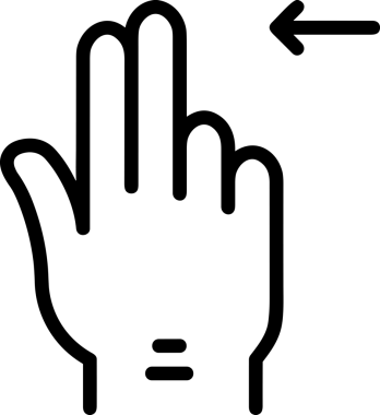 Web, Uygulama, UI / UX, Mobil Arayüz, Akıllı Teknoloji Tasarımı, Dijital Markalaşma, Kullanıcı Etkileşimi Sembolü ve Temiz Tek Renk Biçiminde Modern Grafik Elementi içeren PNG Biçimli El Simgesi Logosu