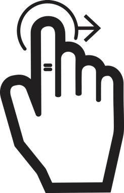 Web, Uygulama, UI / UX, Mobil Arayüz, Akıllı Teknoloji Tasarımı, Dijital Markalaşma, Kullanıcı Etkileşimi Sembolü ve Temiz Tek Renk Biçiminde Modern Grafik Elementi içeren PNG Biçimli El Simgesi Logosu