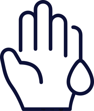 Web, Uygulama, UI / UX, Mobil Arayüz, Akıllı Teknoloji Tasarımı, Dijital Markalaşma, Kullanıcı Etkileşimi Sembolü ve Temiz Tek Renk Biçiminde Modern Grafik Elementi içeren PNG Biçimli El Simgesi Logosu