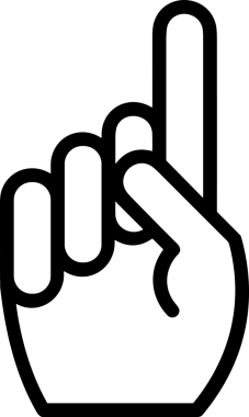 Web, Uygulama, UI / UX, Mobil Arayüz, Akıllı Teknoloji Tasarımı, Dijital Markalaşma, Kullanıcı Etkileşimi Sembolü ve Temiz Tek Renk Biçiminde Modern Grafik Elementi içeren PNG Biçimli El Simgesi Logosu