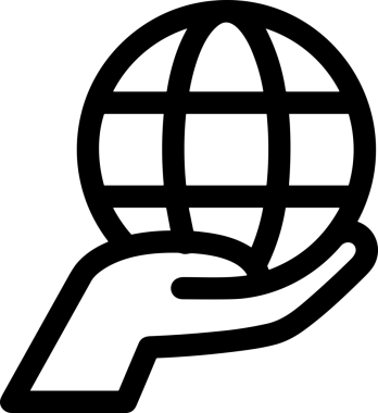 Web, Uygulama, UI / UX, Mobil Arayüz, Akıllı Teknoloji Tasarımı, Dijital Markalaşma, Kullanıcı Etkileşimi Sembolü ve Temiz Tek Renk Biçiminde Modern Grafik Elementi içeren PNG Biçimli El Simgesi Logosu