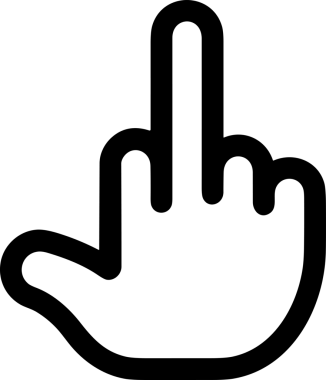 Web, Uygulama, UI / UX, Mobil Arayüz, Akıllı Teknoloji Tasarımı, Dijital Markalaşma, Kullanıcı Etkileşimi Sembolü ve Temiz Tek Renk Biçiminde Modern Grafik Elementi içeren PNG Biçimli El Simgesi Logosu