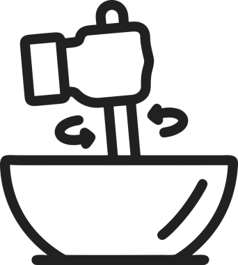 Web, Uygulama, UI / UX, Mobil Arayüz, Akıllı Teknoloji Tasarımı, Dijital Markalaşma, Kullanıcı Etkileşimi Sembolü ve Temiz Tek Renk Biçiminde Modern Grafik Elementi içeren PNG Biçimli El Simgesi Logosu