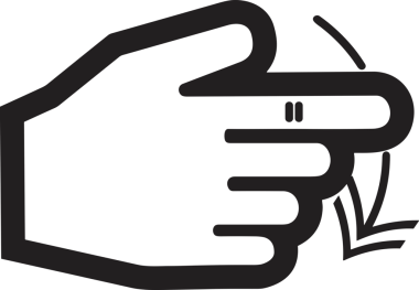 Web, Uygulama, UI / UX, Mobil Arayüz, Akıllı Teknoloji Tasarımı, Dijital Markalaşma, Kullanıcı Etkileşimi Sembolü ve Temiz Tek Renk Biçiminde Modern Grafik Elementi içeren PNG Biçimli El Simgesi Logosu