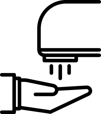 Web, Uygulama, UI / UX, Mobil Arayüz, Akıllı Teknoloji Tasarımı, Dijital Markalaşma, Kullanıcı Etkileşimi Sembolü ve Temiz Tek Renk Biçiminde Modern Grafik Elementi içeren PNG Biçimli El Simgesi Logosu