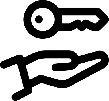 Web, Uygulama, UI / UX, Mobil Arayüz, Akıllı Teknoloji Tasarımı, Dijital Markalaşma, Kullanıcı Etkileşimi Sembolü ve Temiz Tek Renk Biçiminde Modern Grafik Elementi içeren PNG Biçimli El Simgesi Logosu