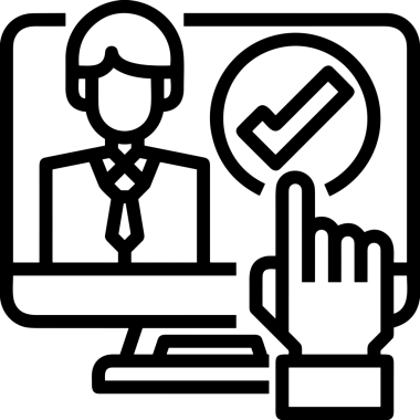 Web, Uygulama, UI / UX, Mobil Arayüz, Akıllı Teknoloji Tasarımı, Dijital Markalaşma, Kullanıcı Etkileşimi Sembolü ve Temiz Tek Renk Biçiminde Modern Grafik Elementi içeren PNG Biçimli El Simgesi Logosu