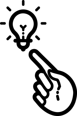 Web, Uygulama, UI / UX, Mobil Arayüz, Akıllı Teknoloji Tasarımı, Dijital Markalaşma, Kullanıcı Etkileşimi Sembolü ve Temiz Tek Renk Biçiminde Modern Grafik Elementi içeren PNG Biçimli El Simgesi Logosu