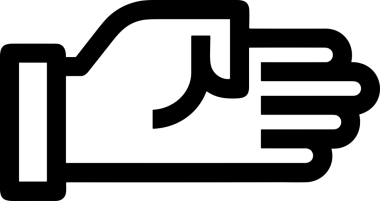 Web, Uygulama, UI / UX, Mobil Arayüz, Akıllı Teknoloji Tasarımı, Dijital Markalaşma, Kullanıcı Etkileşimi Sembolü ve Temiz Tek Renk Biçiminde Modern Grafik Elementi içeren PNG Biçimli El Simgesi Logosu