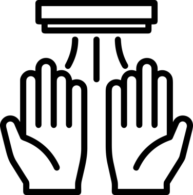 Web, Uygulama, UI / UX, Mobil Arayüz, Akıllı Teknoloji Tasarımı, Dijital Markalaşma, Kullanıcı Etkileşimi Sembolü ve Temiz Tek Renk Biçiminde Modern Grafik Elementi içeren PNG Biçimli El Simgesi Logosu